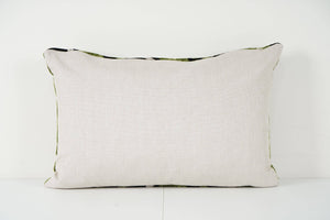 Silk Ikat Velvet Pillow Cover | 16'' x 24''