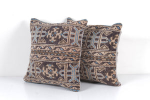 Rug Pillow Cover Set of 2 | 19'' x 19''