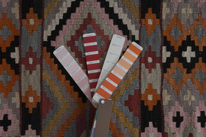 Vintage Turkish Kilim Runner 2'6'' x 14'7''