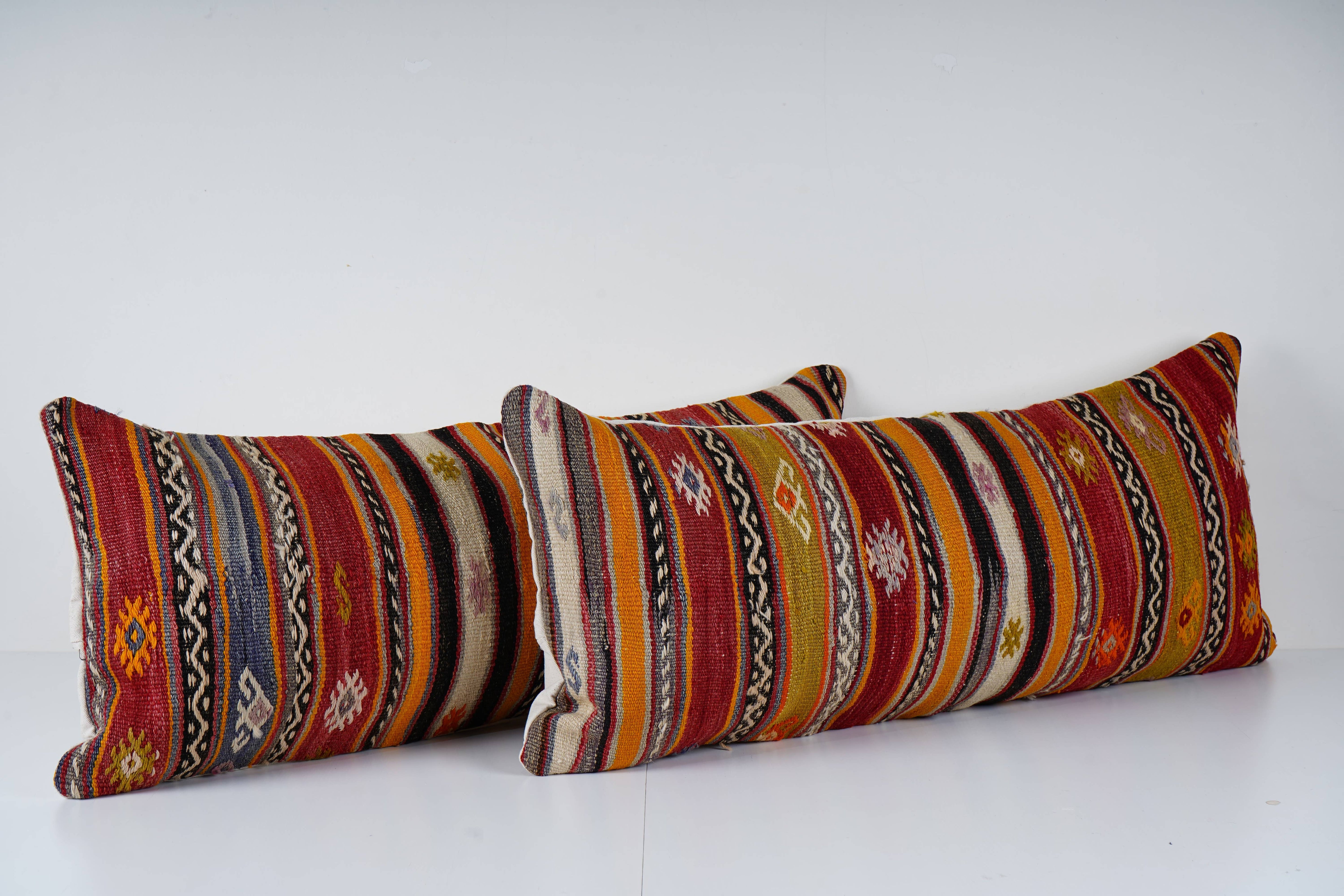 Kilim Bedding Pillow Cover Set of 2 | 16'' x 40''