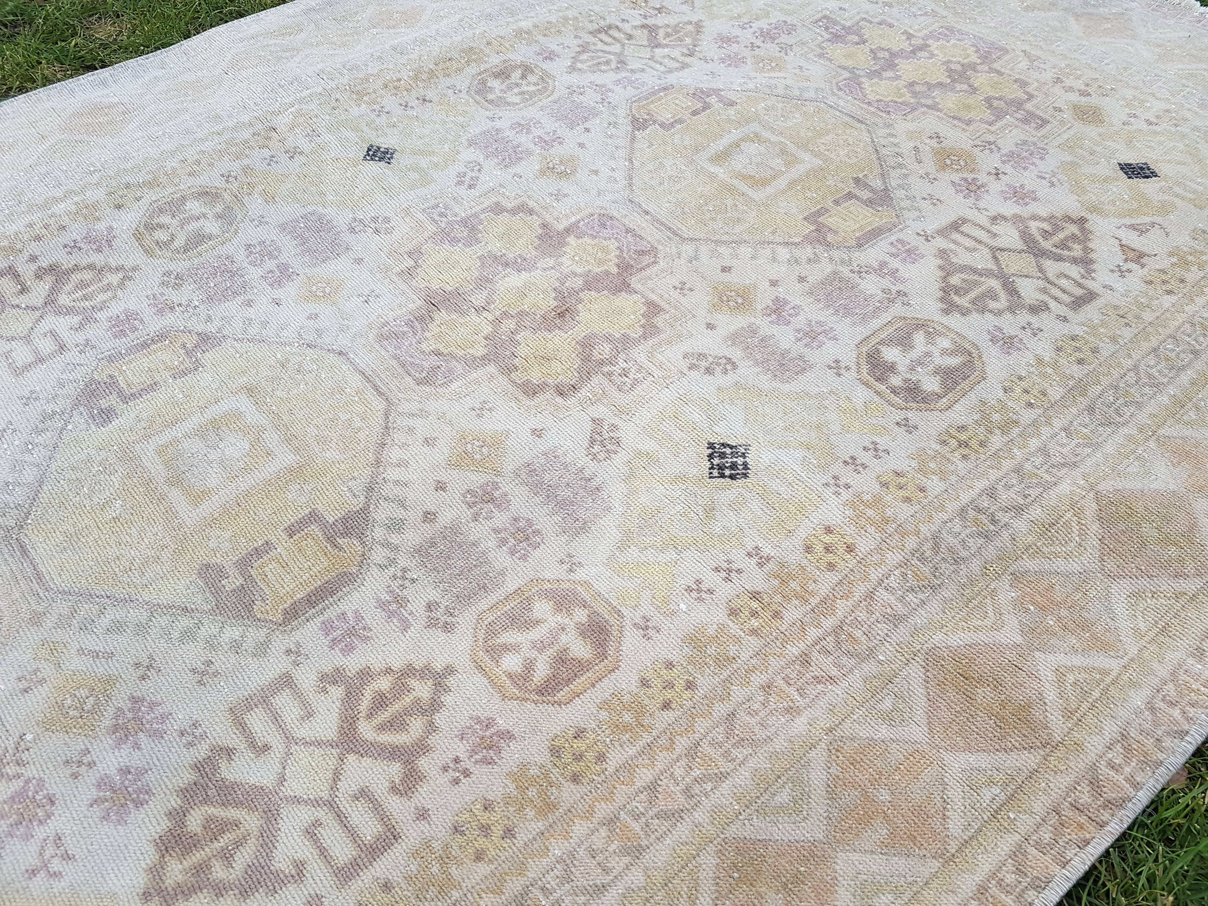 Vintage Oushak Rug 3'7'' x 5'7''