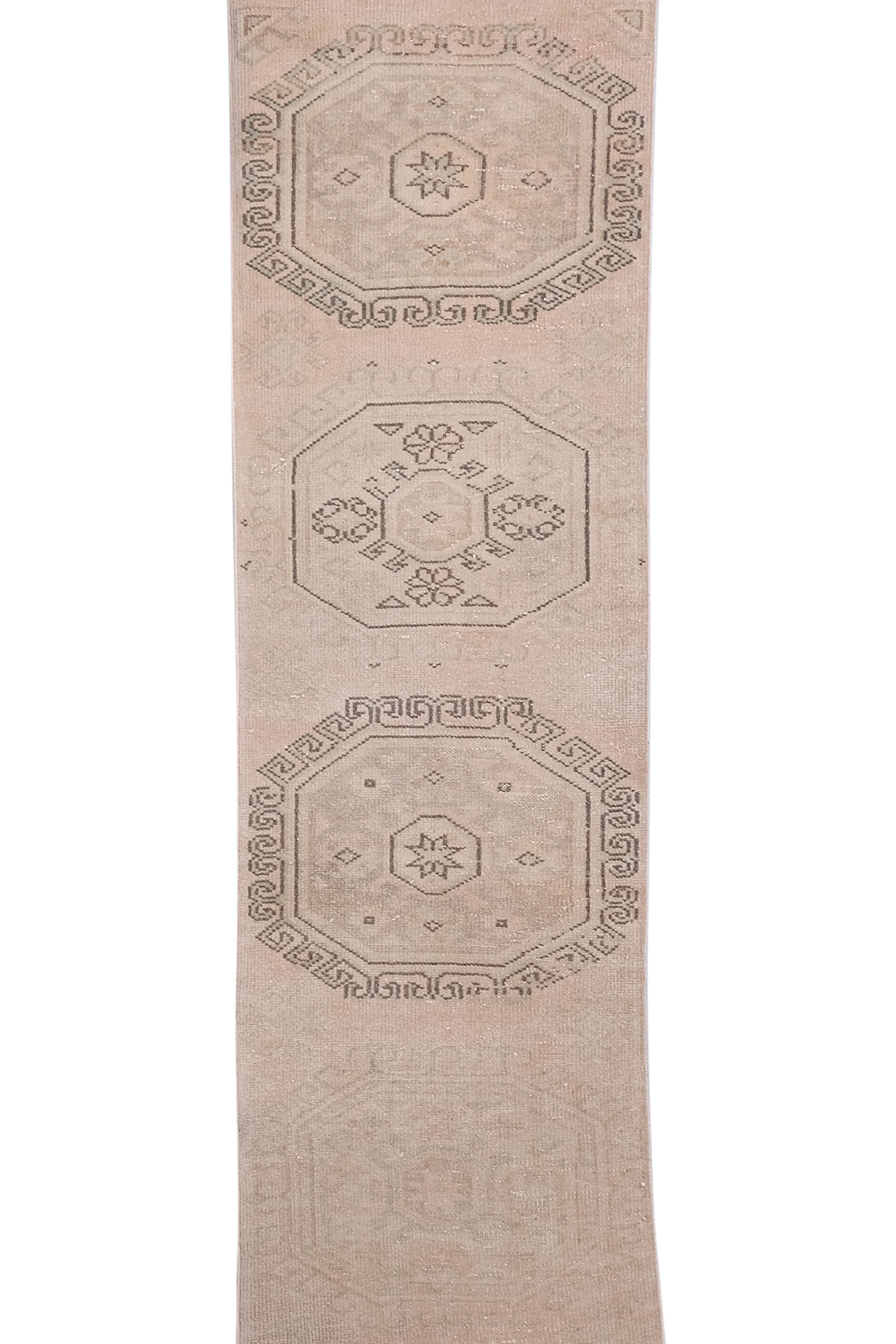 Vintage Oushak Runner 2'9'' x 18'11''