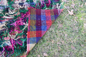 Vintage Turkish Shaggy Tulu Rug 41'' x 57''