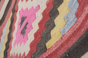 Vintage Turkish Kilim Runner 2'6'' x 24'3''
