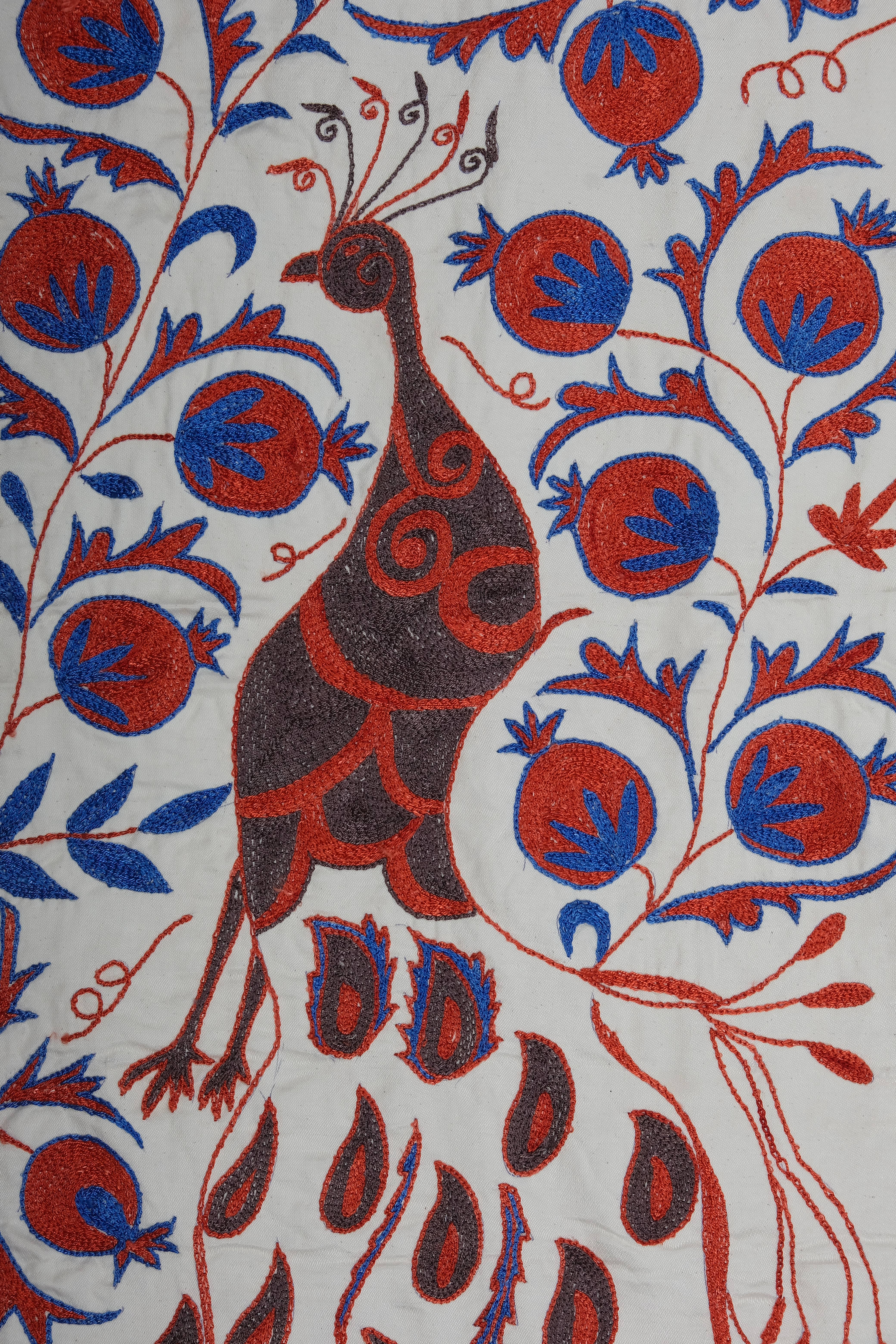 Bird Suzani Wall Hanging & Bedspread | 3'7'' x 6'1''