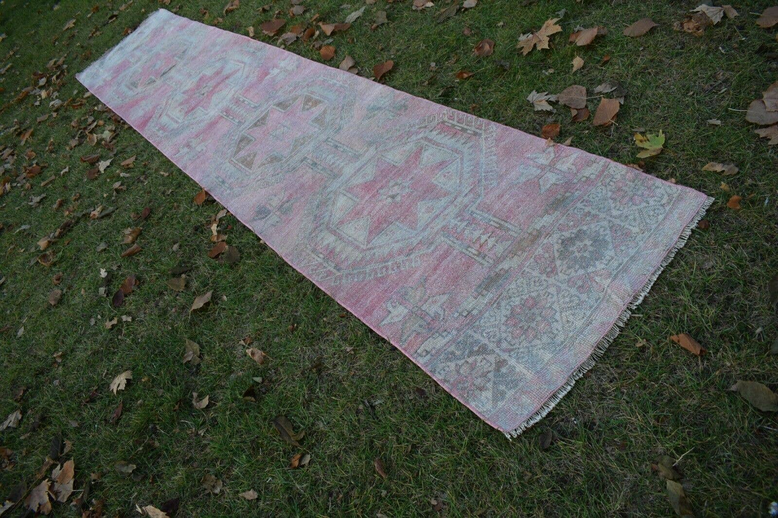 Vintage Herki Runner Rug 2'7'' x 13'1''