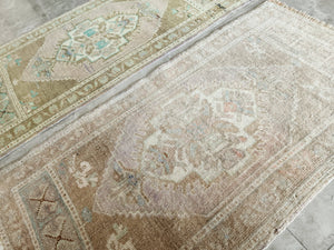 Vintage Turkish Yastik Rugs Set of 2 | 20'' x 39''