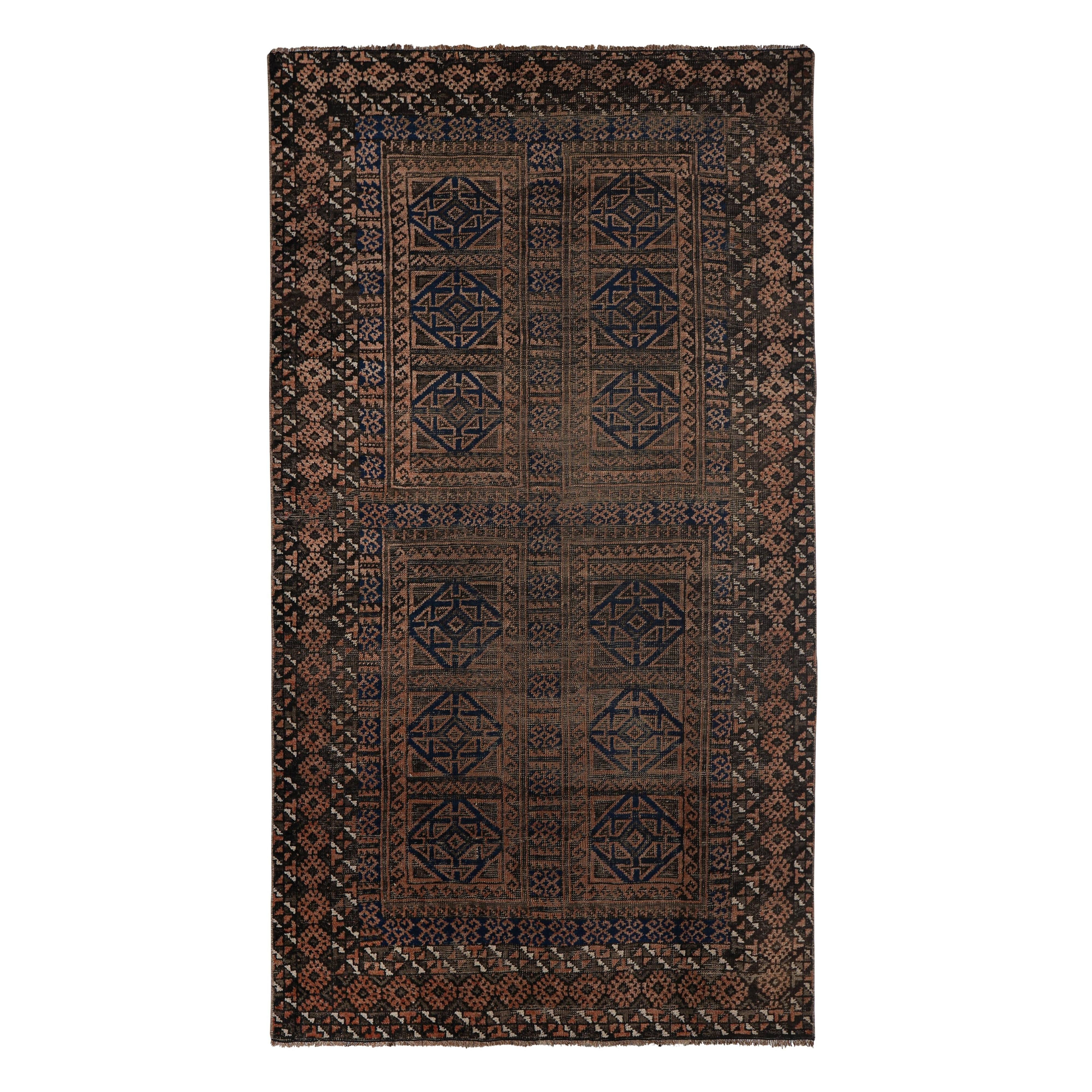 Vintage Turkish Rug 4'1'' x 6'9''