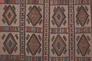 Vintage Turkish Anatolian Kilim Rug 5'3'' x 7'5''