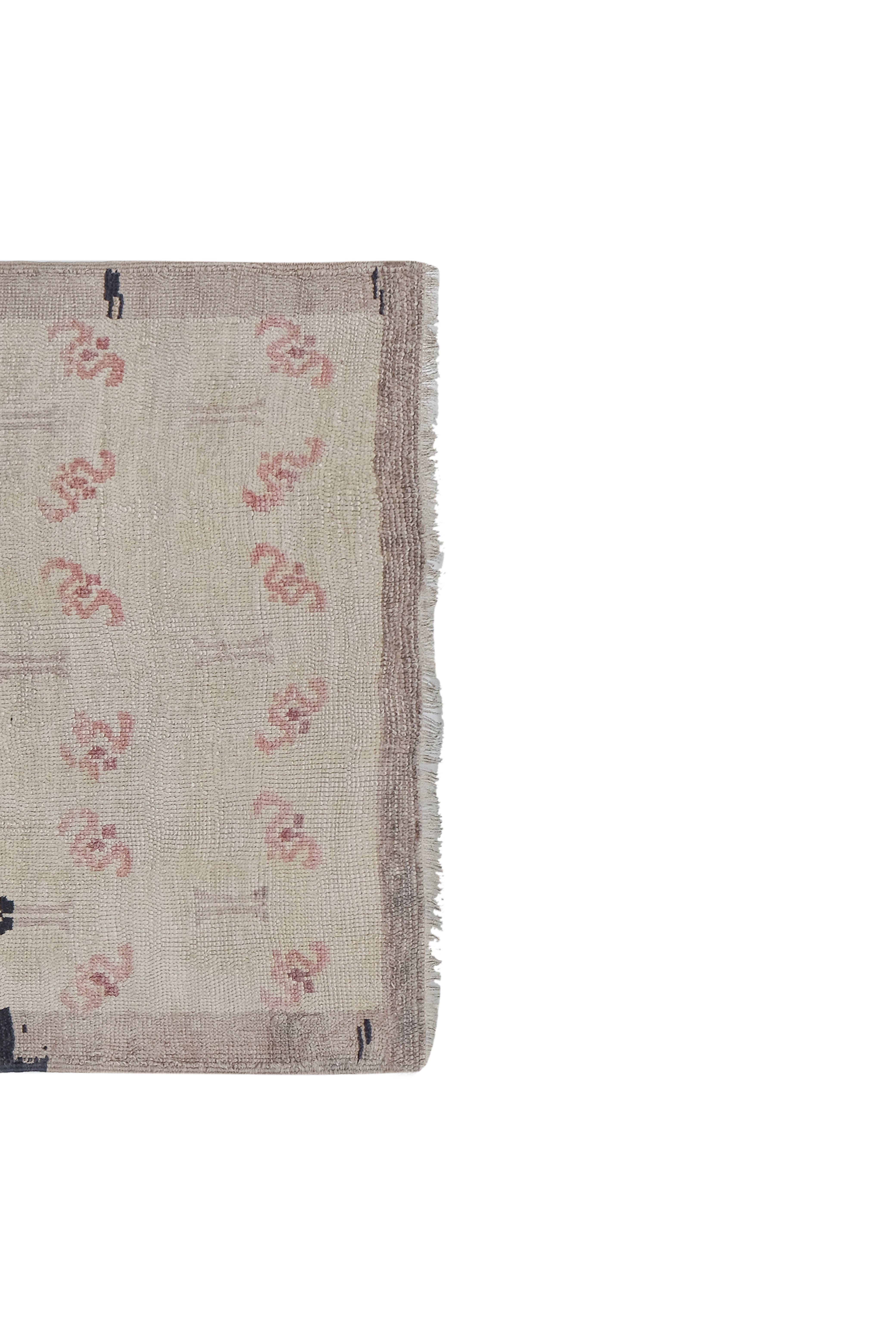 Vintage Oushak Rug 3'1'' x 6'1''