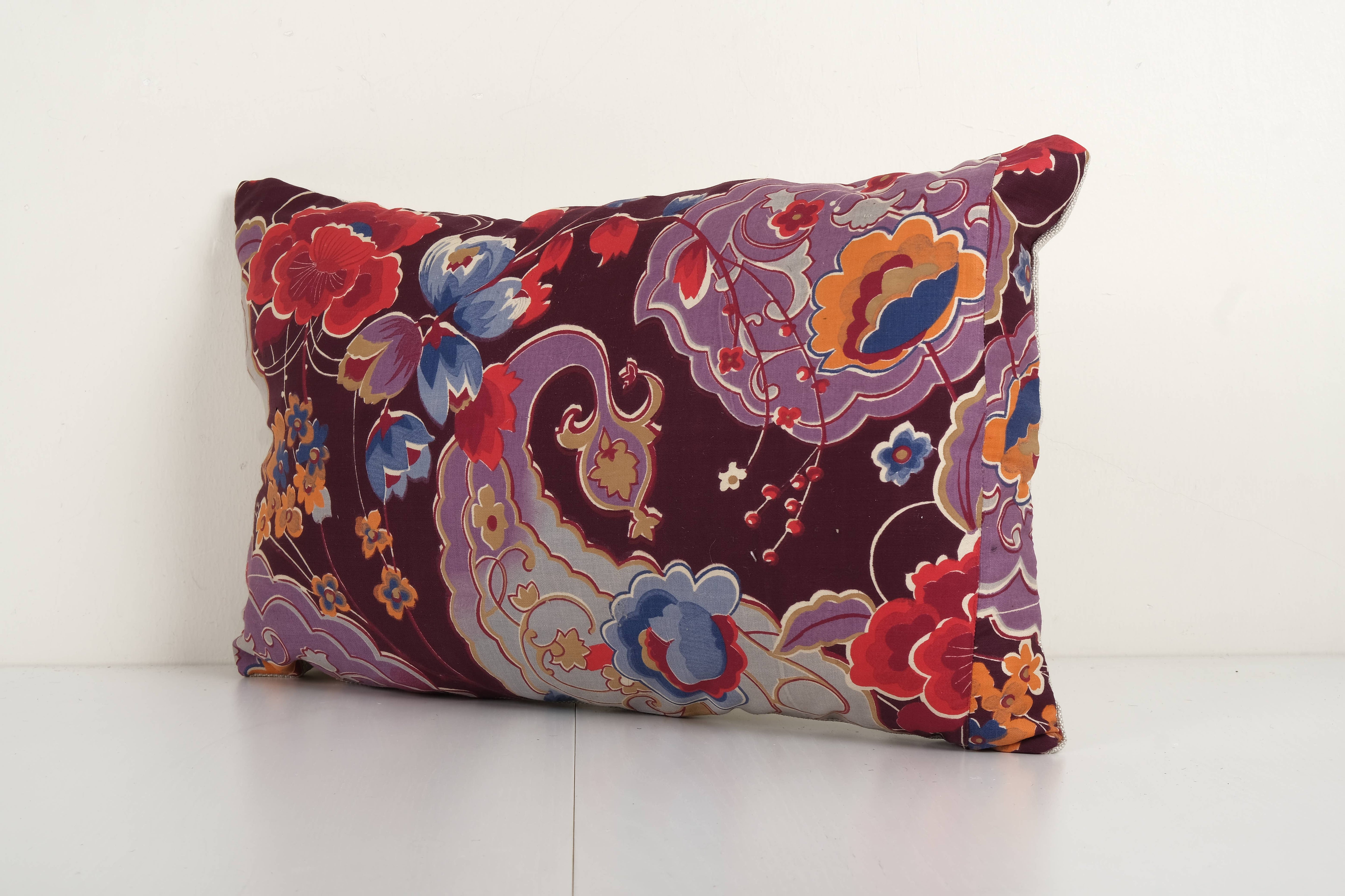 Uzbek Roller Printed Pillow Cover | 12'' x 20''