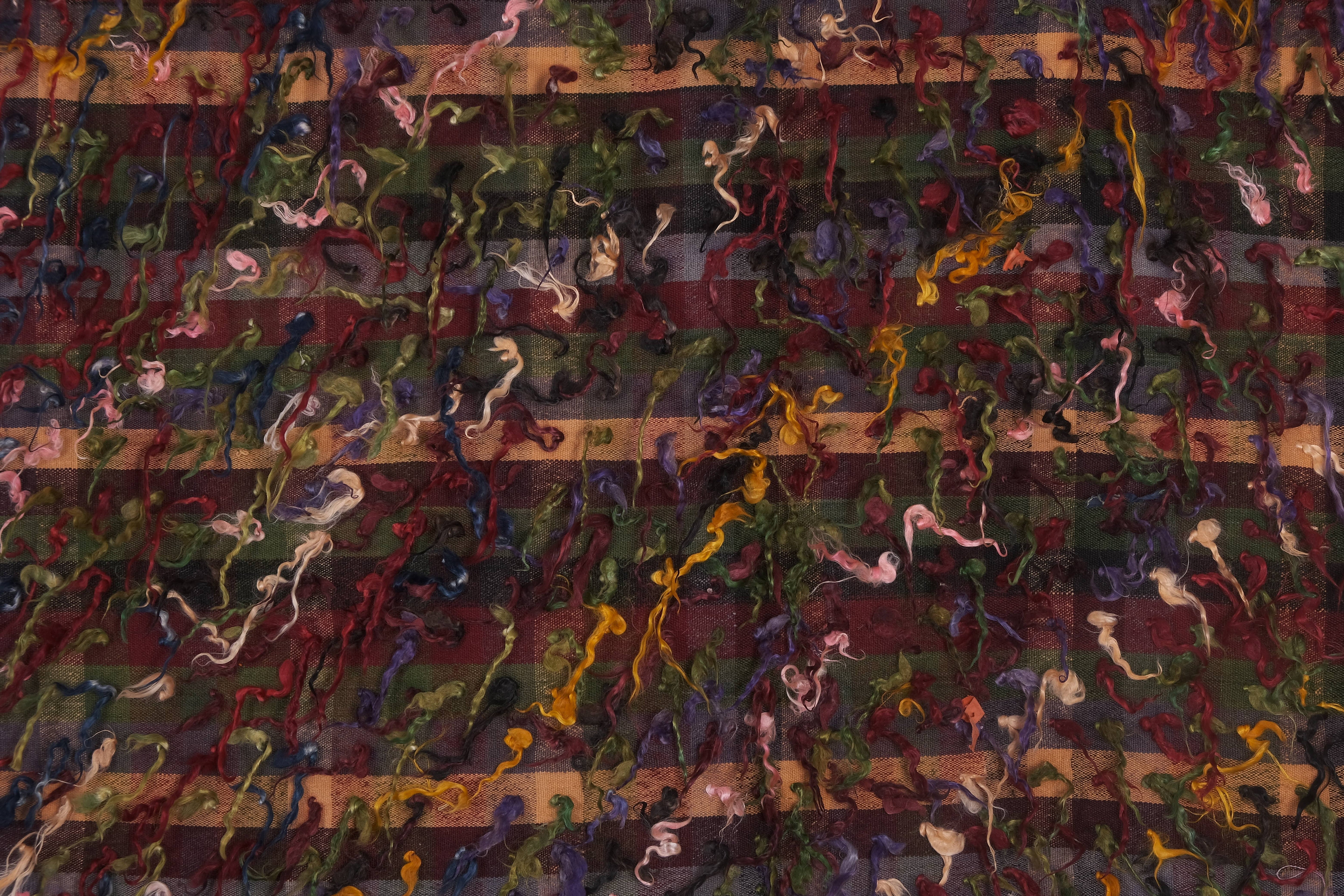 Vintage Turkish Kilim Rug 48'' x 58''
