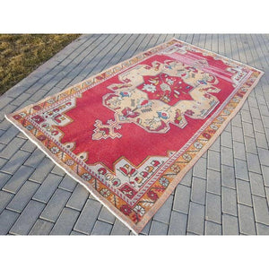 Vintage Turkish Rug 4'8'' x 8'11''