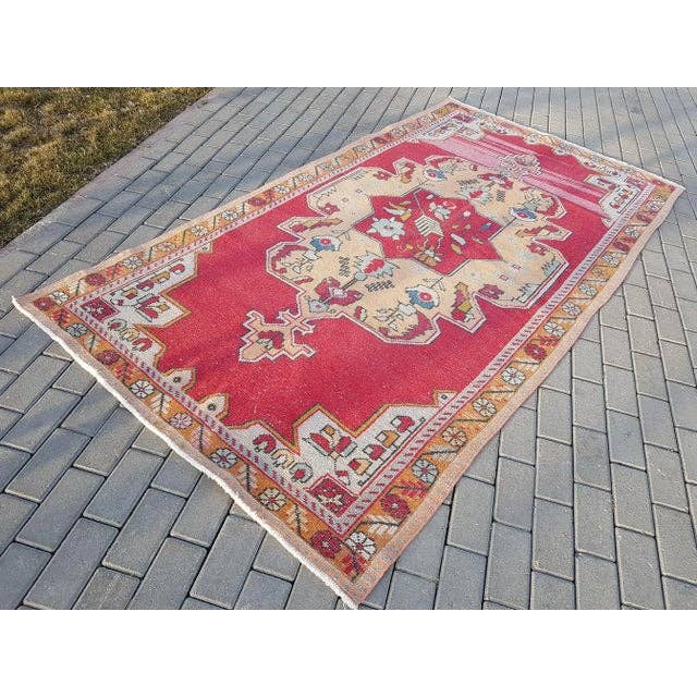Vintage Turkish Rug 4'8'' x 8'11''
