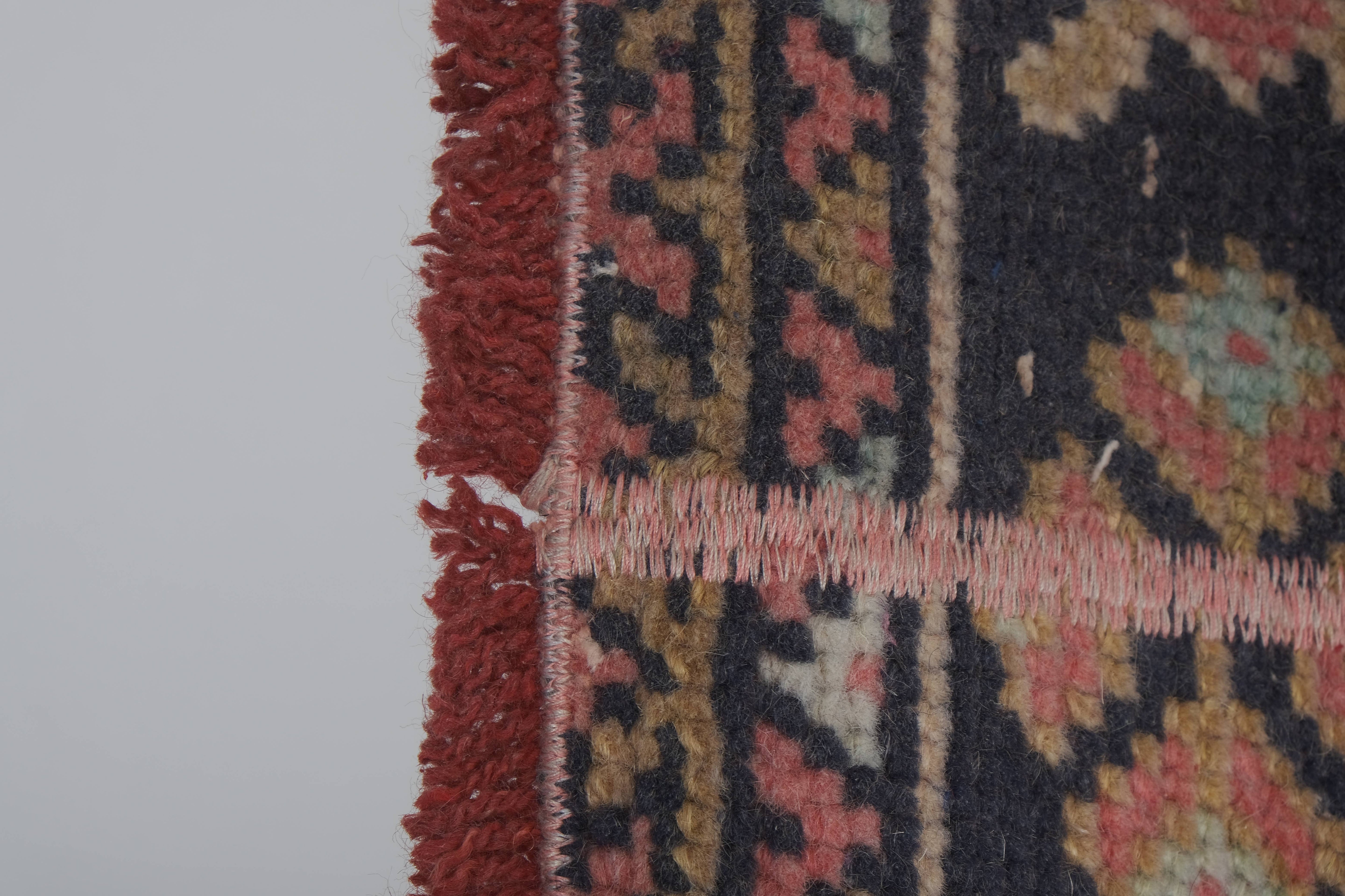 Vintage Turkish Runner Rug 2' x 12'4''