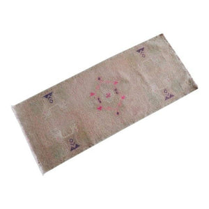 Vintage Oushak Rug 18'' x 43''