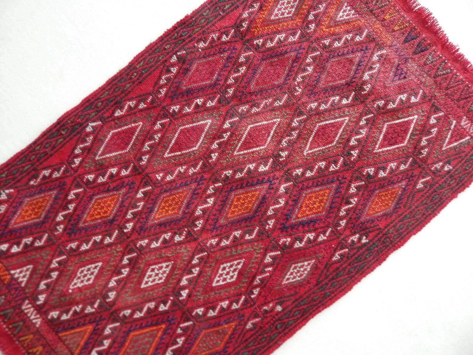 Vintage Turkish Anatolian Kilim Rug 22'' x 37''
