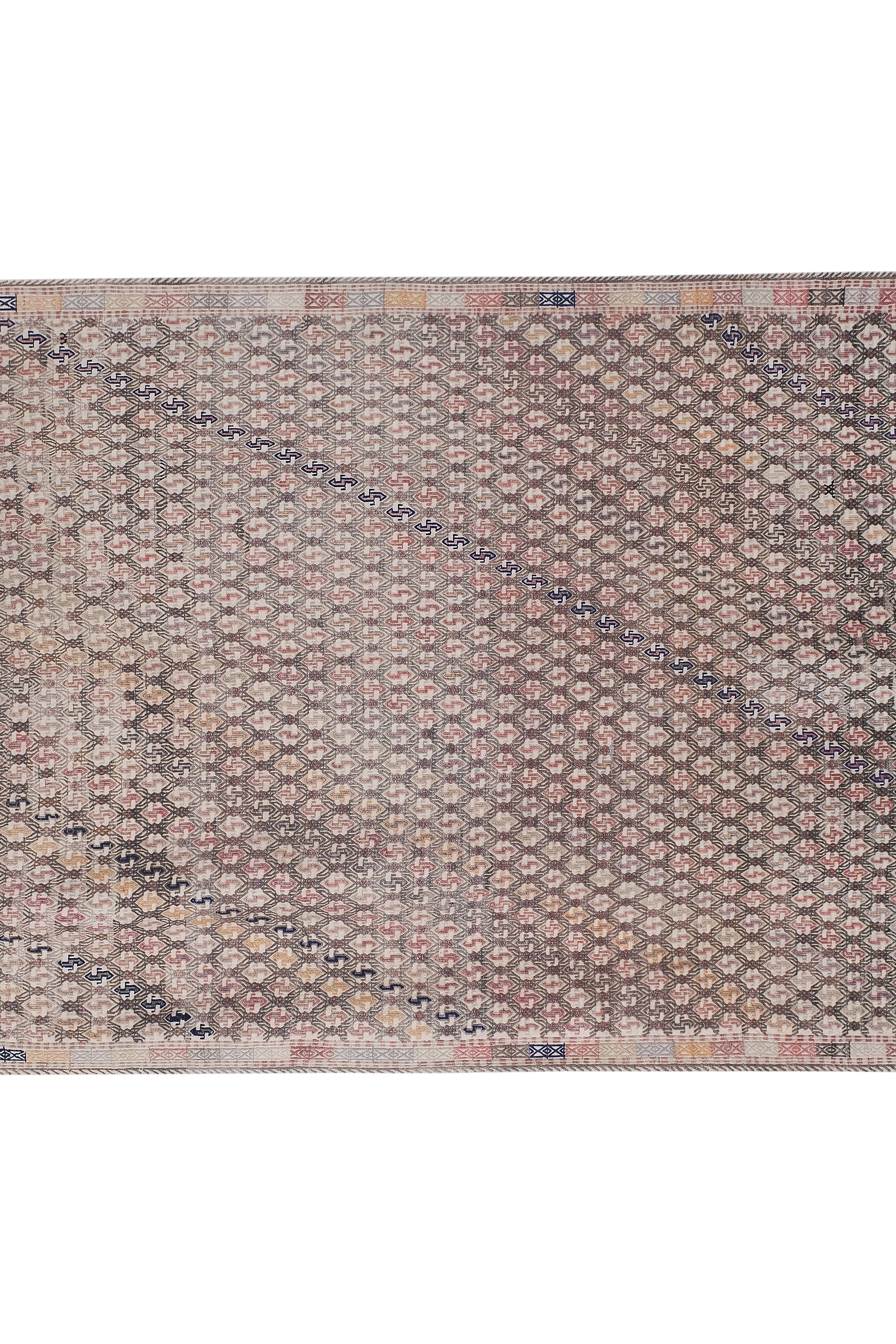 Vintage Turkish Kilim Rug 5'9'' x 8'4''