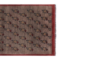 Vintage Turkish Tulu Rug 3'7'' x 6'11''