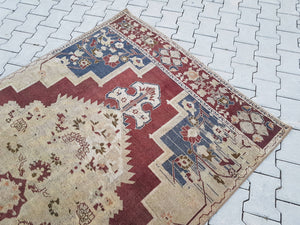 Vintage Turkish Anatolian Rug 4'7'' x 8'11''