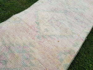 Vintage Turkish Herki Oushak Runner 2'6'' x 11'9''