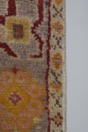 Vintage Oushak Rug 3'5'' x 7'4''