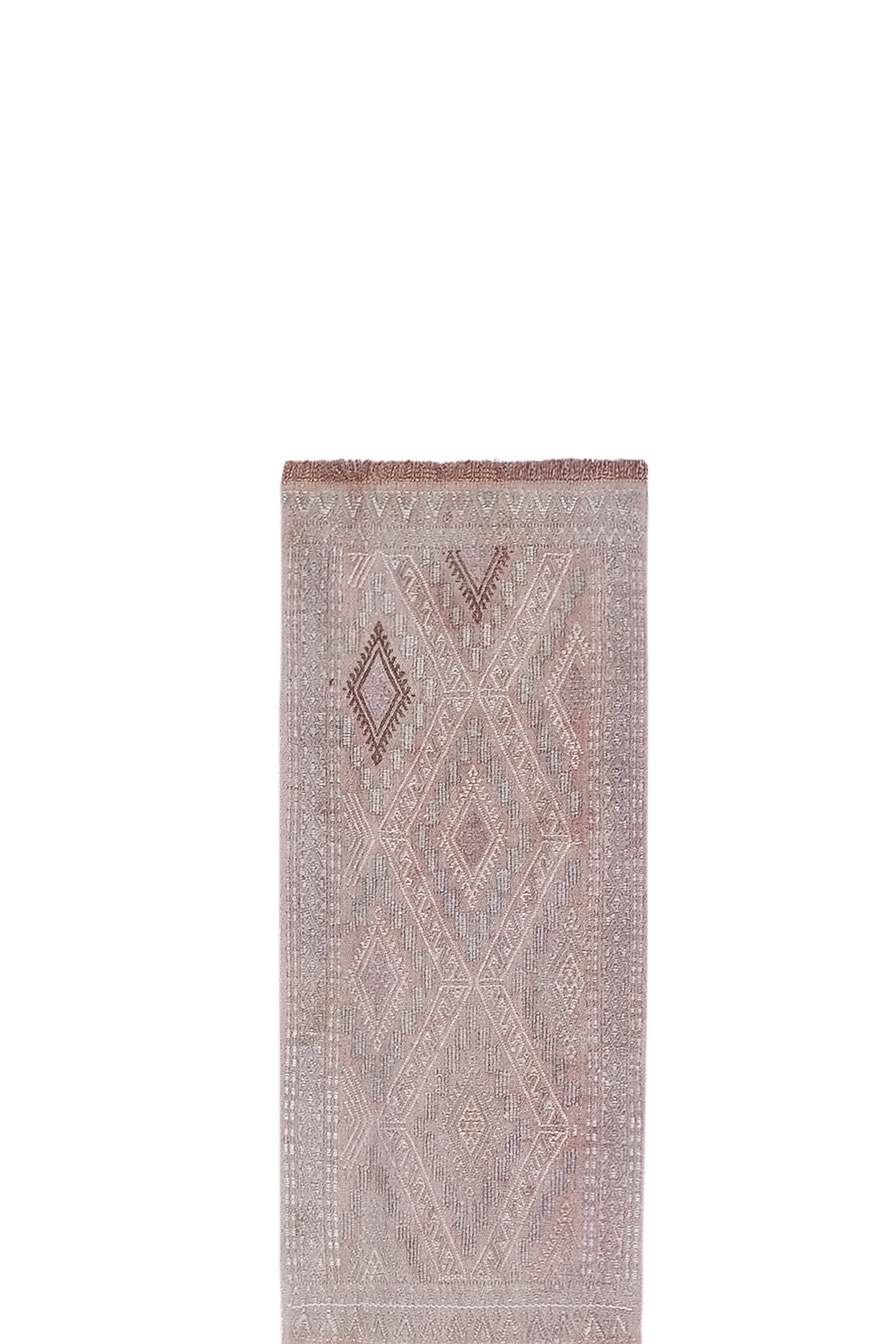 Vintage Turkish Kilim Runner 1'7'' x 15'9''