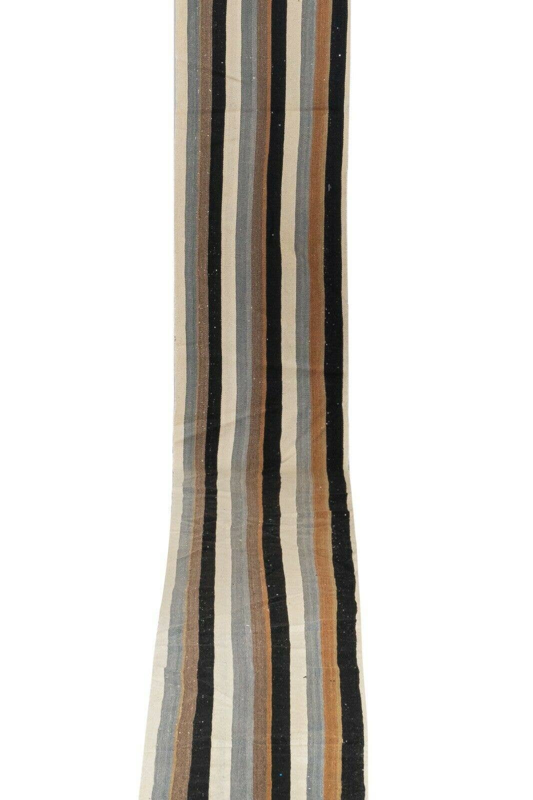 Vintage Turkish Kilim Runner 1'10'' x 25'3''