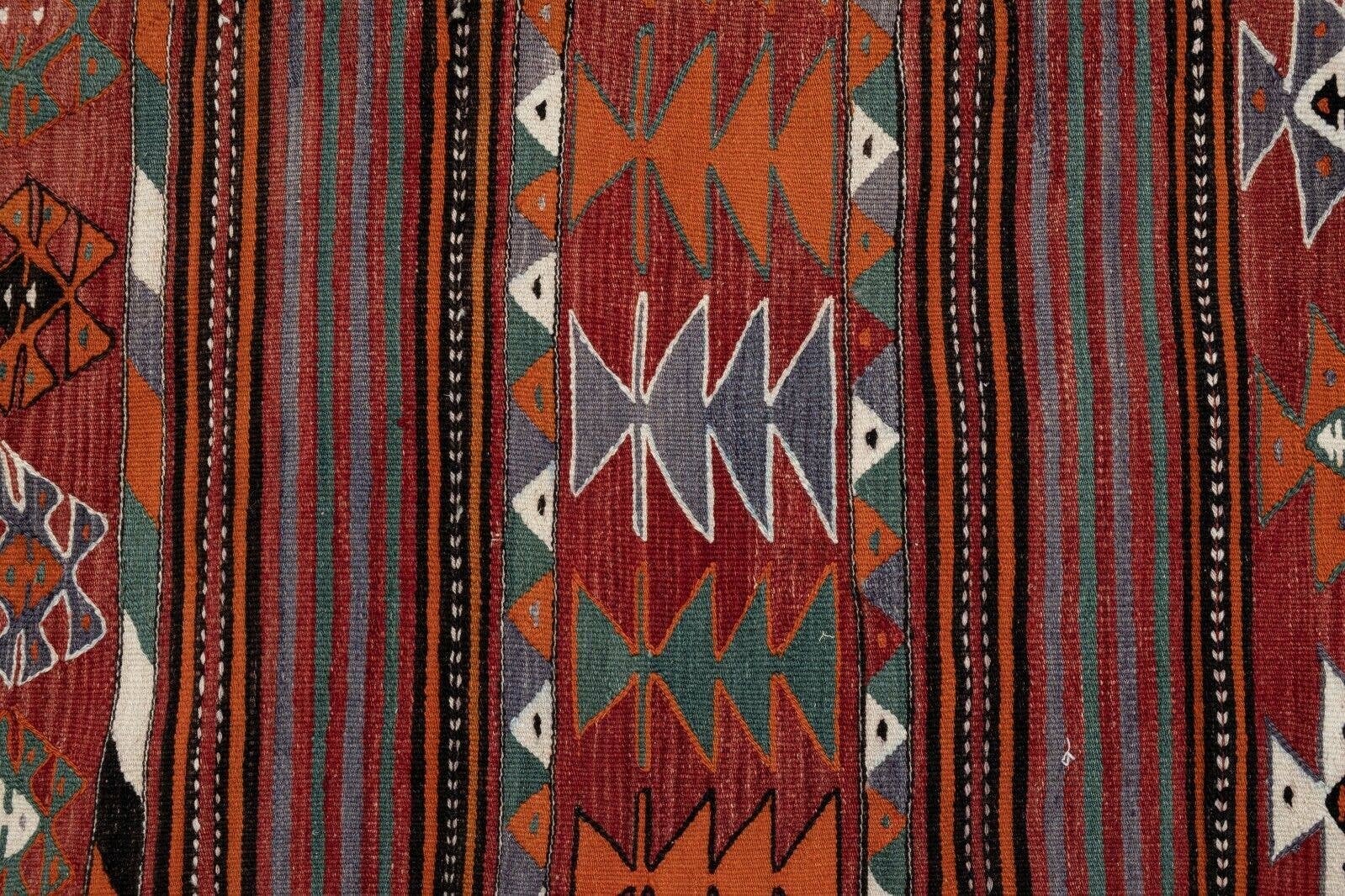 Vintage Turkish Kilim Runner 4'7'' x 9'10''