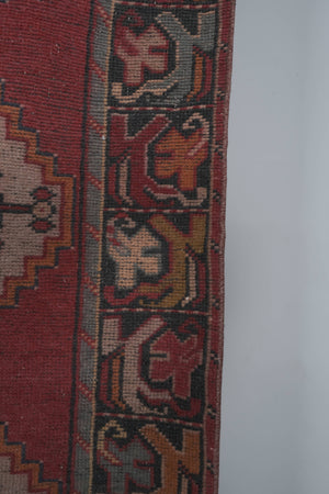 Vintage Turkish Runner Rug 3' x 9'4''