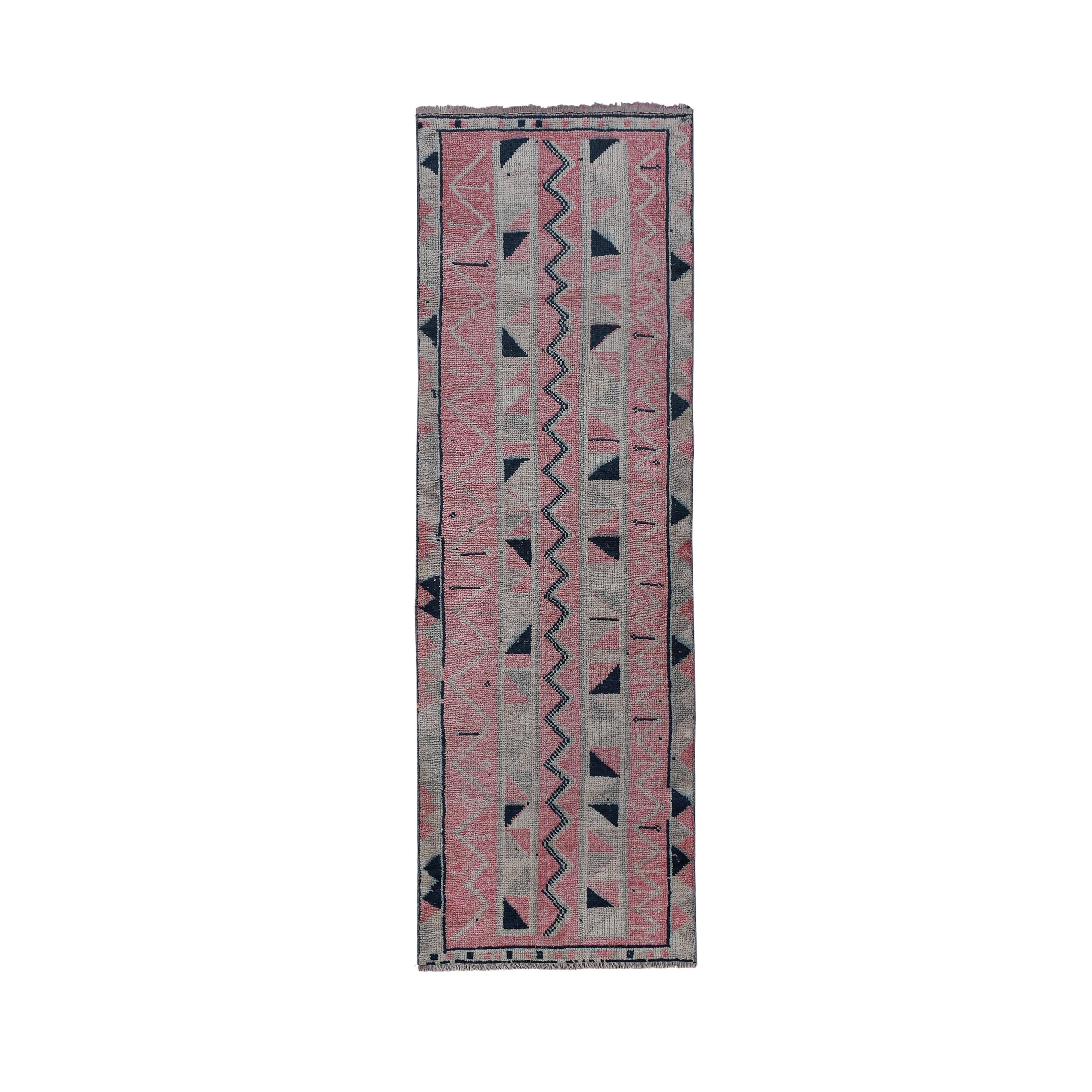 Vintage Herki Runner Rug 3'1'' x 9'8''