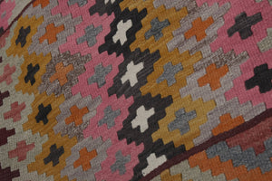 Vintage Turkish Kilim Runner 2'6'' x 14'11''