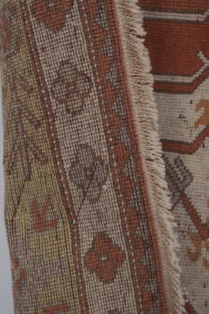 Vintage Milas Oushak Rug 6'2'' x 6'6''