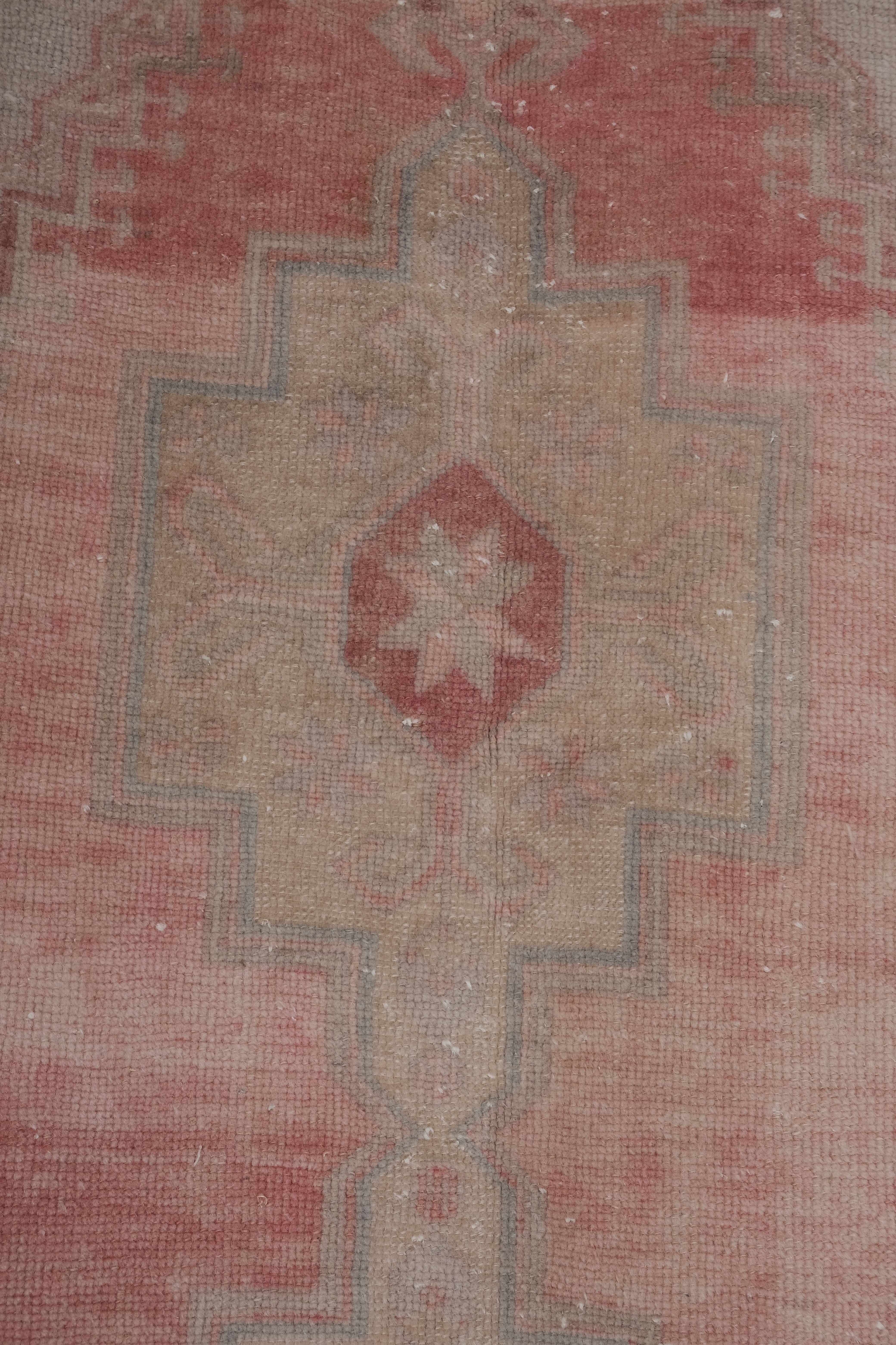 Vintage Oushak Rug 3'8'' x 6'9''