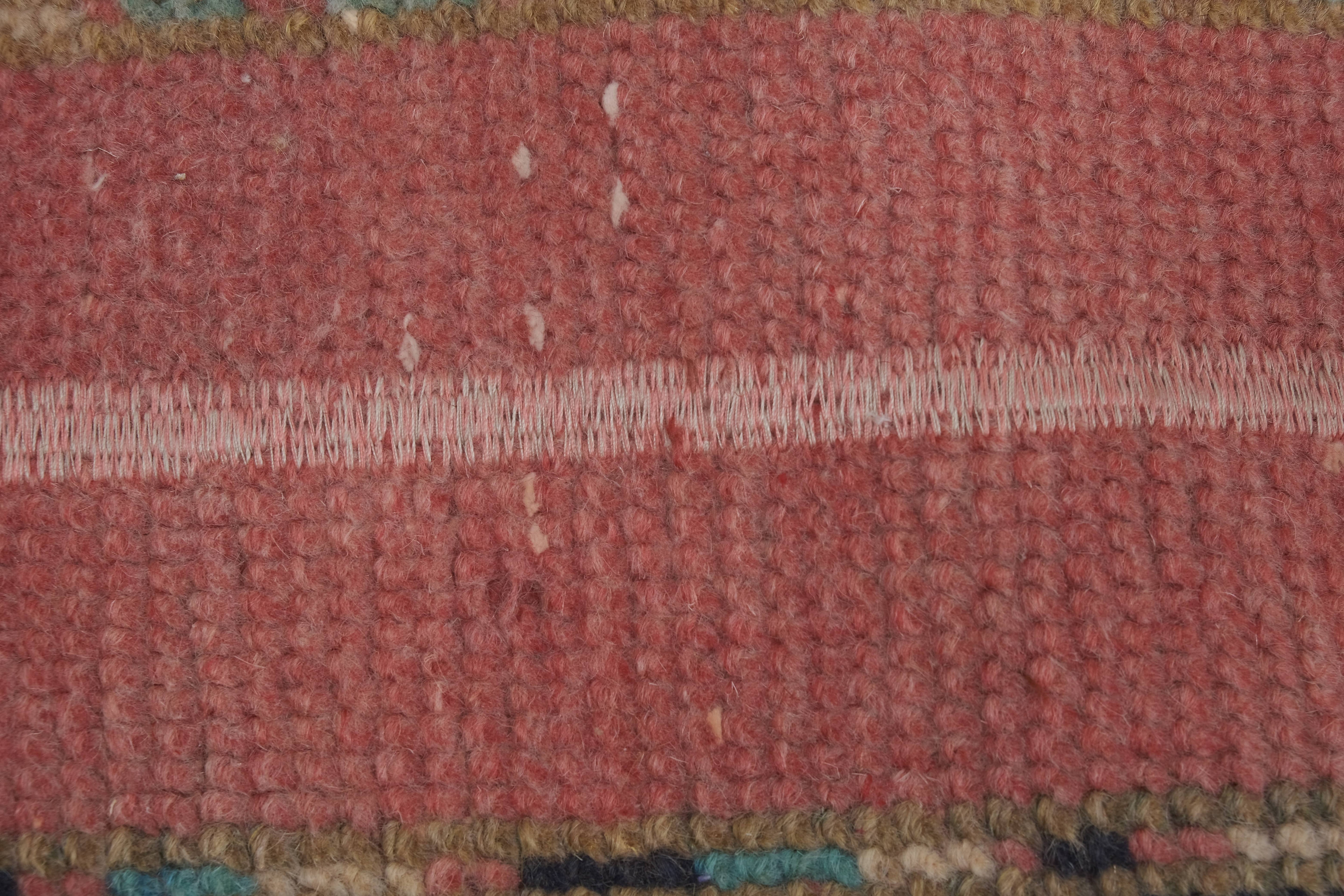 Vintage Turkish Runner Rug 2' x 12'4''