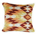 Silk Ikat Velvet Pillow Cover | 16'' x 16''