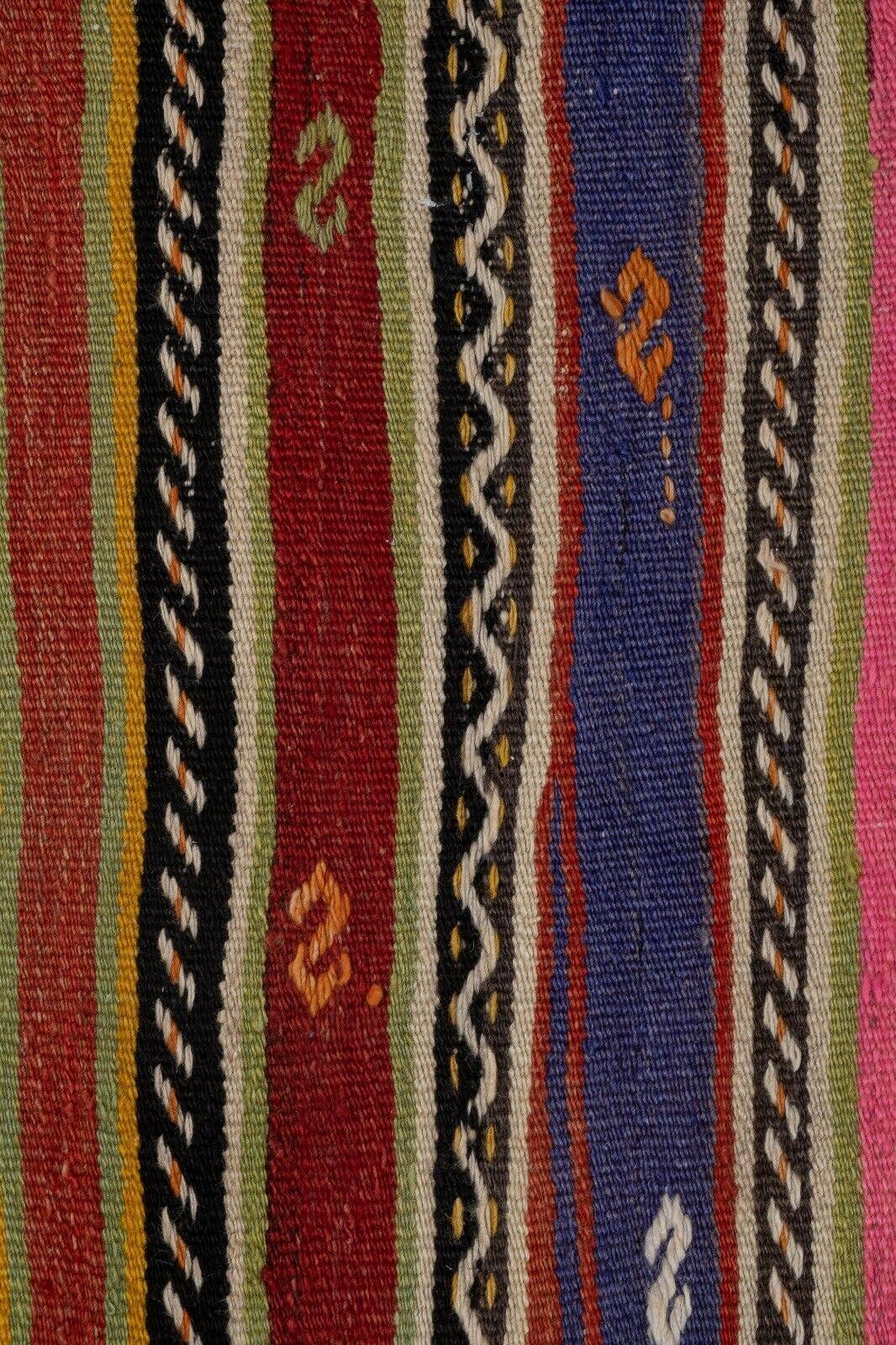 Vintage Turkish Kilim Runner 2'6'' x 11'5''