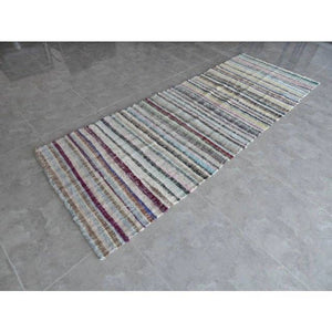 Vintage Turkish Kilim Rug 3'10'' x 10'9''