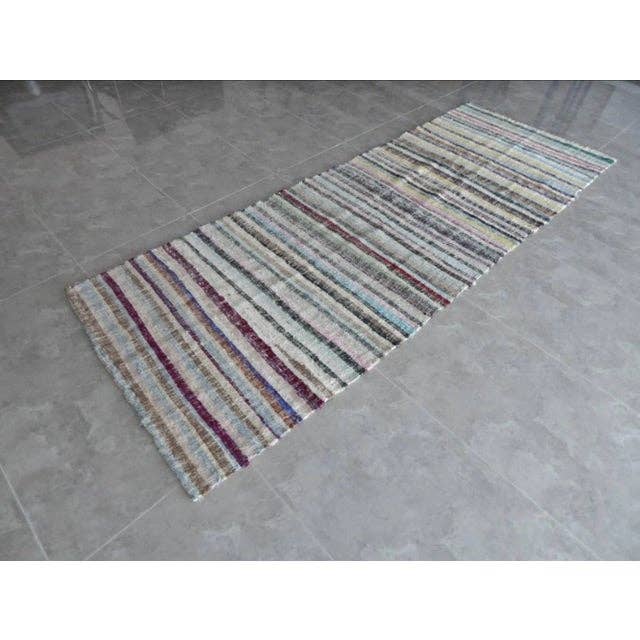 Vintage Turkish Kilim Rug 3'10'' x 10'9''