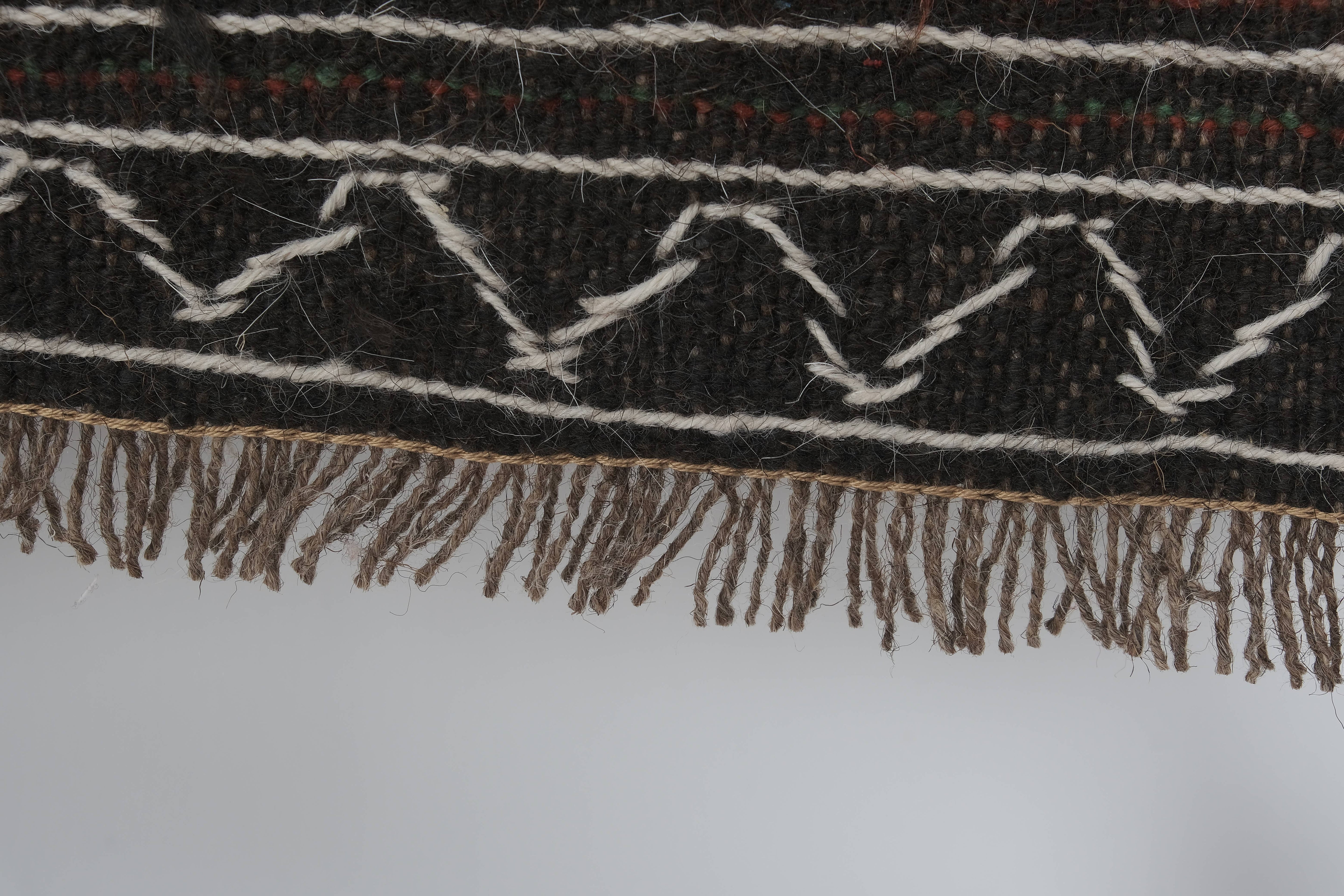 Vintage Turkish Soumac Kilim Rug 3'8'' x 6'3''