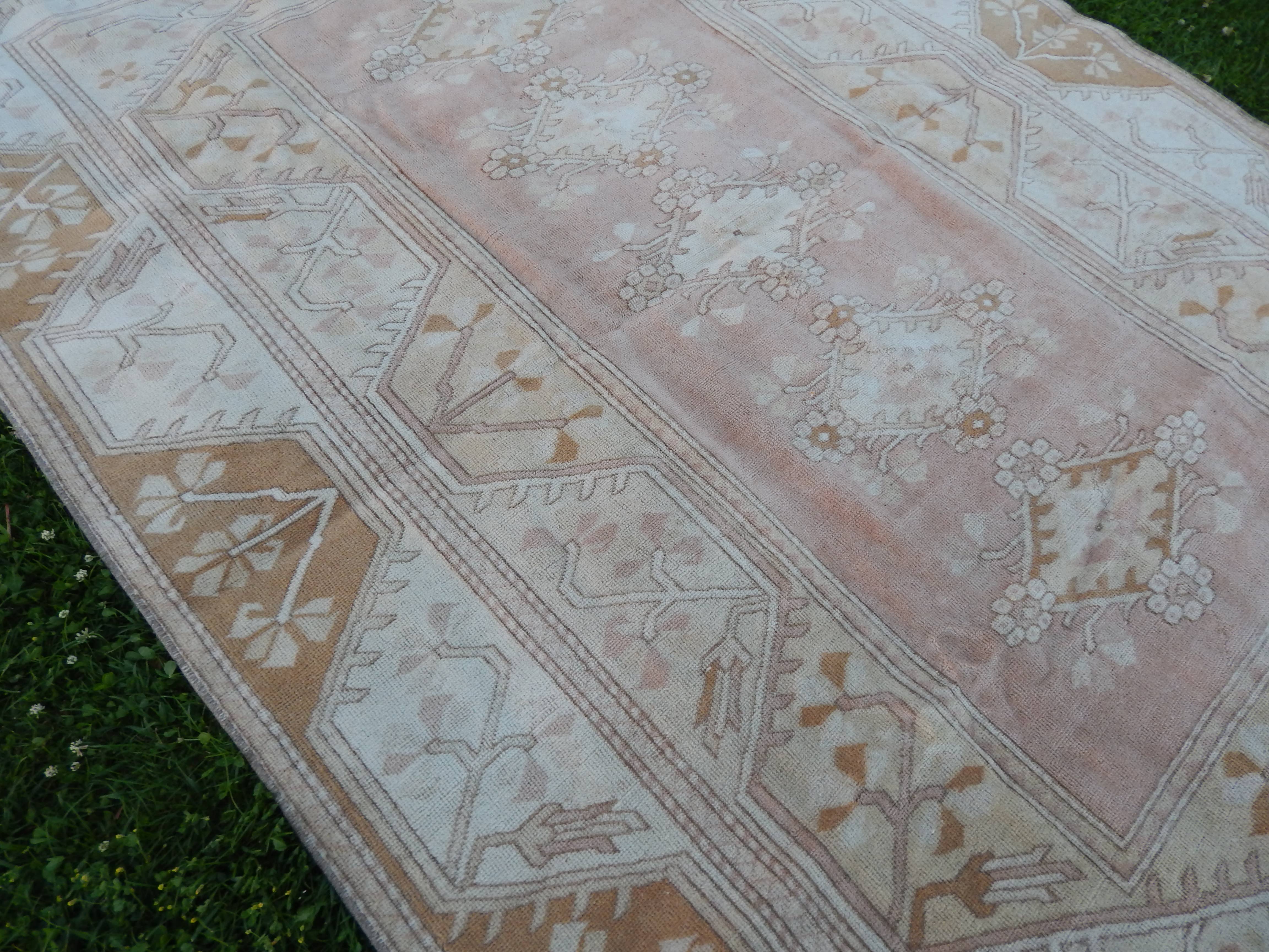 Vintage Turkish Rug 6'4'' x 8'9''