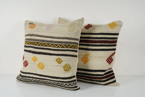 Kilim Pillow Cover Set of 2 | 24'' x 24''