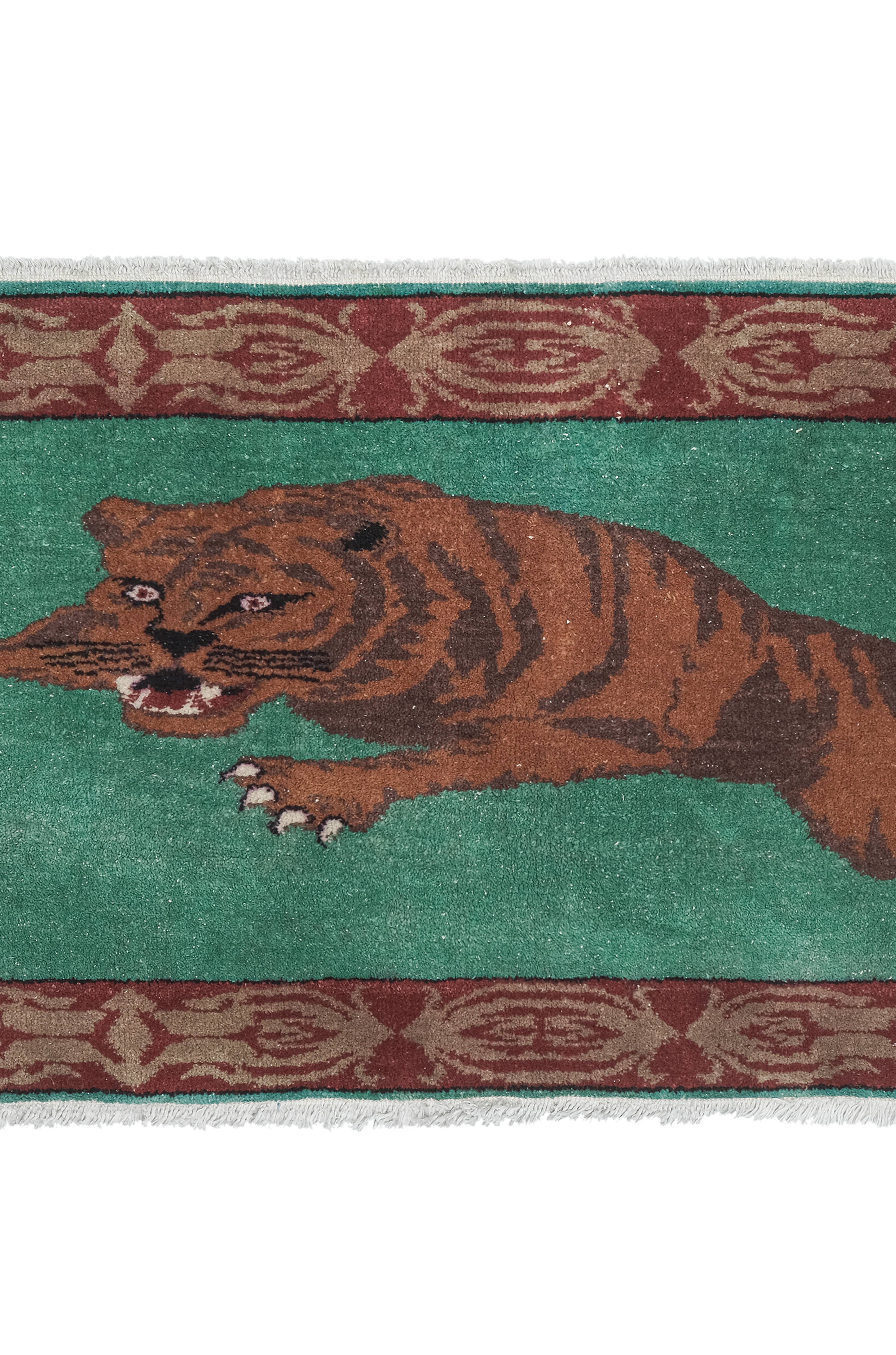Vintage Turkish Rug 31'' x 59''