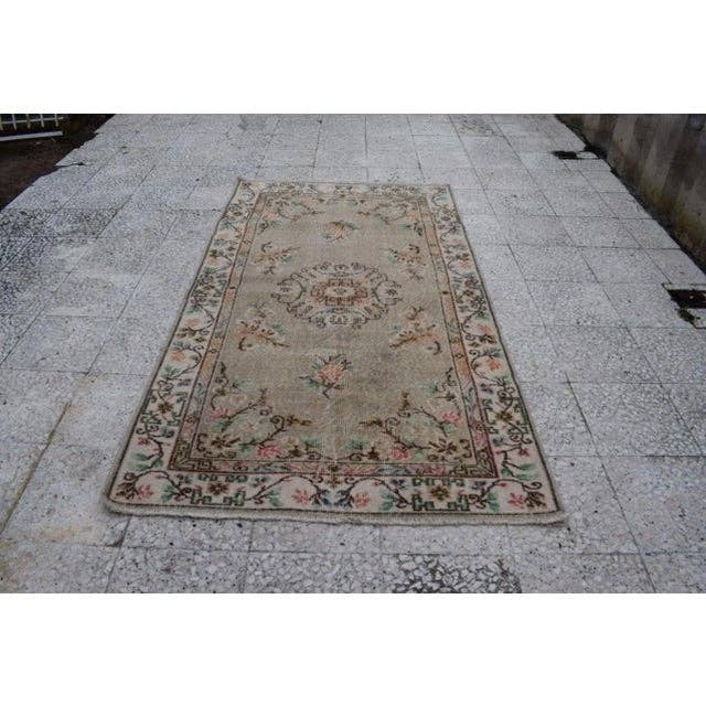 Vintage Oushak Rug 3'9'' x 6'10''