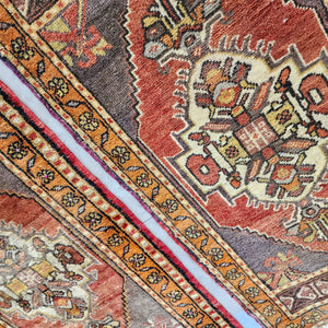 Vintage Oushak Yastik Rugs Set of 2 | 19'' x 36''