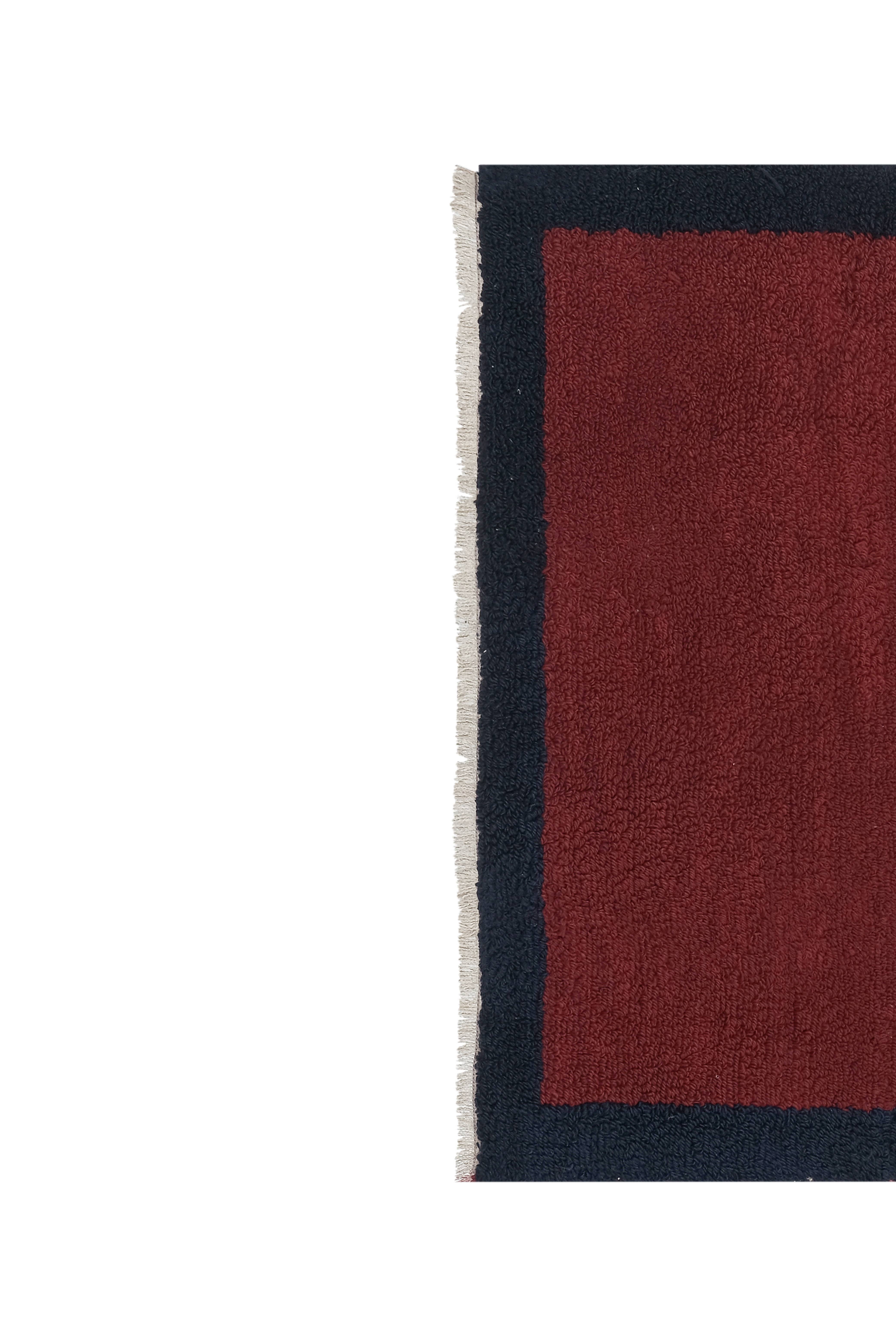 Vintage Turkish Shaggy Rug 3'5'' x 5'7''