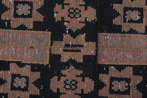 Vintage Turkish Karapinar Runner Rug 1'7'' x 22'3''