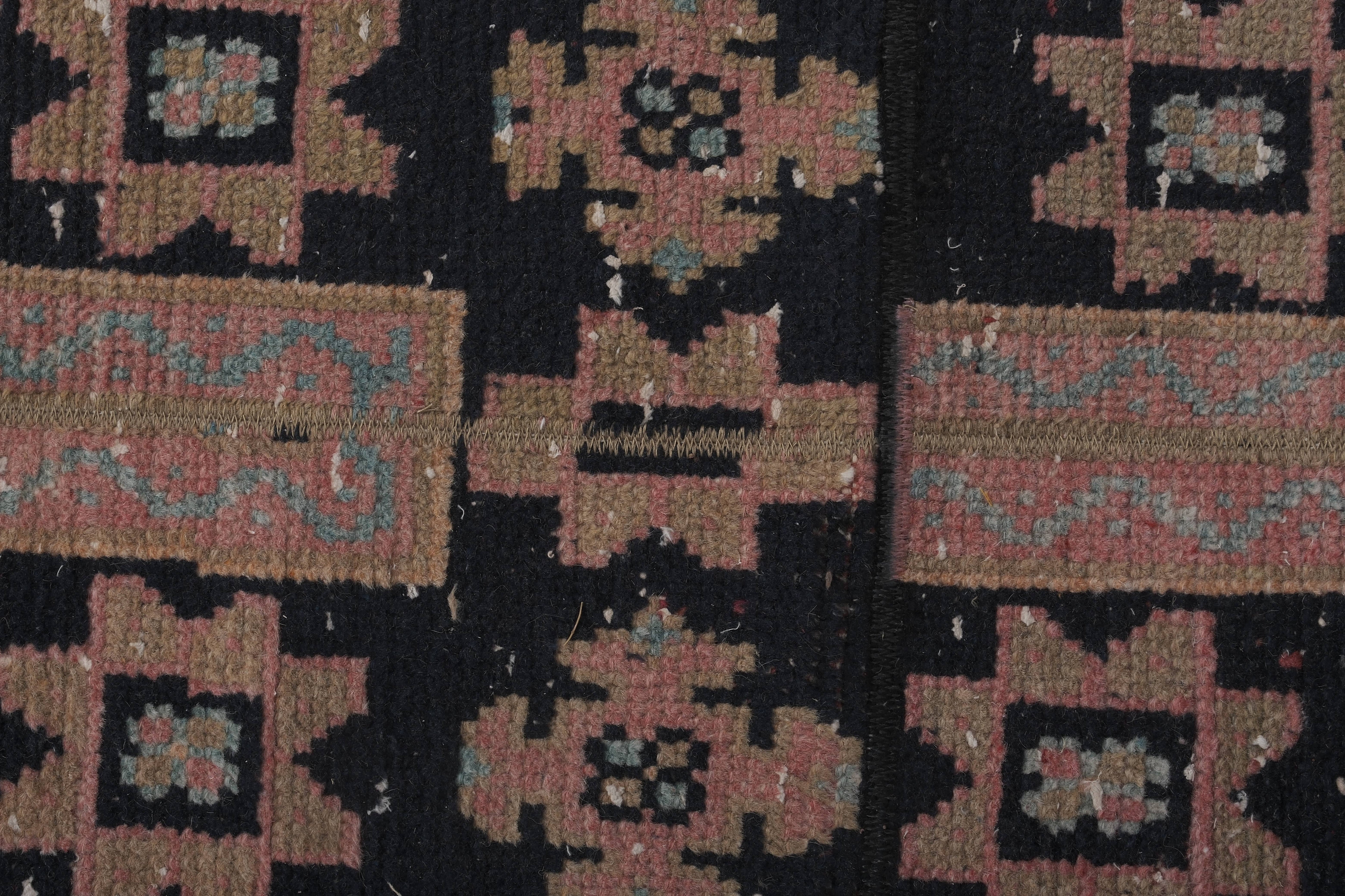 Vintage Turkish Karapinar Runner Rug 1'7'' x 22'3''