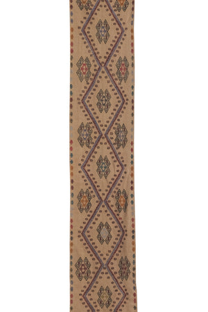 Vintage Turkish Kilim Runner 1'8'' x 14'11''