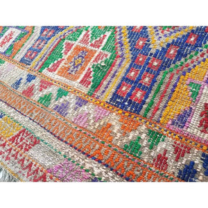 Vintage Turkish Kilim Rug 6'1'' x 7'5''